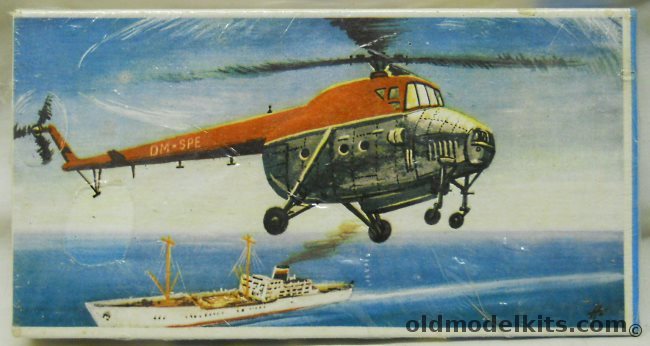 KVZ 1/100 Mil Mi-4 'Hound' Helicopter plastic model kit